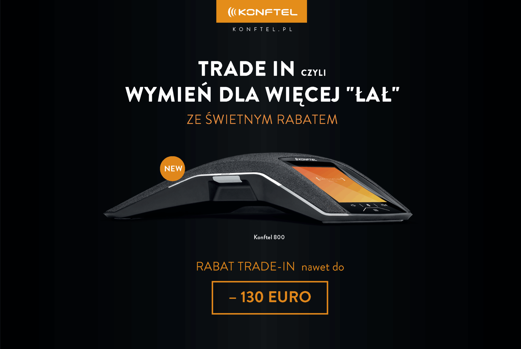 Konftel ogłasza program trade-in z rabatem do 130 Euro