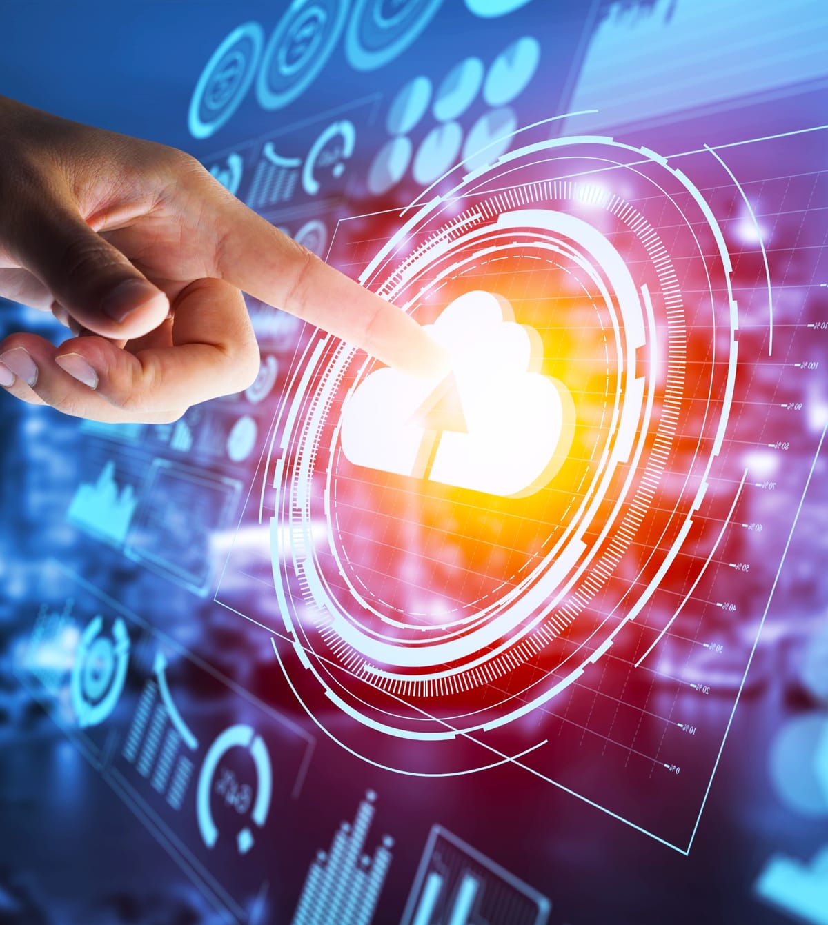 Chmura, technologia, bankowość