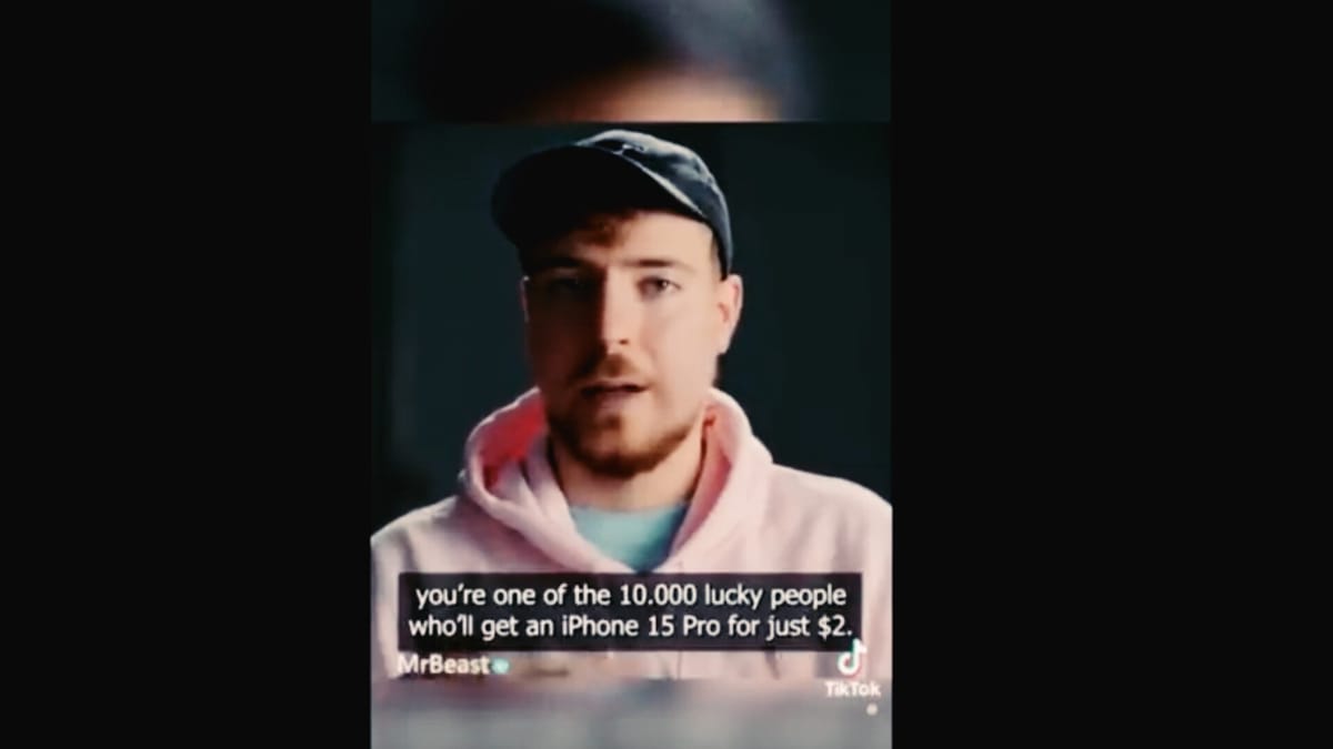 MrBeast, Deepfake