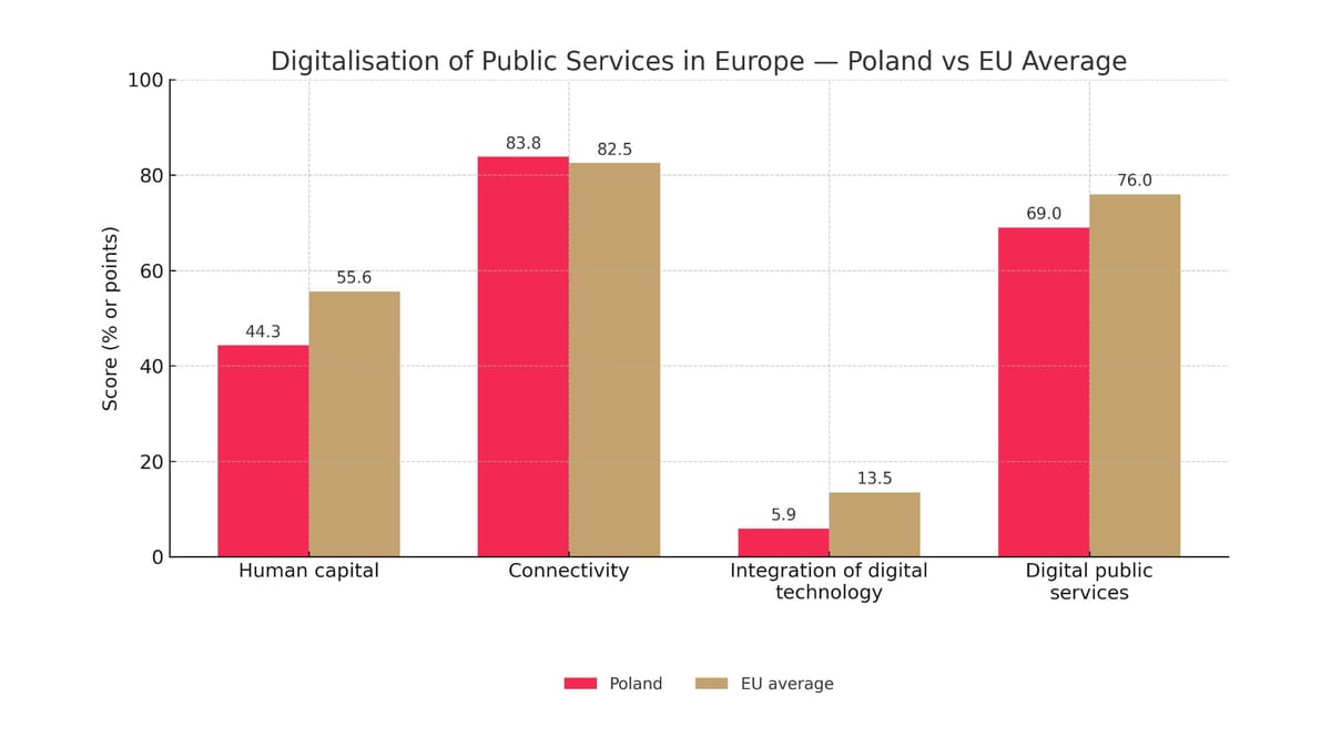 Digitisation of public services in Europe: leaders, laggards and the Polish paradox