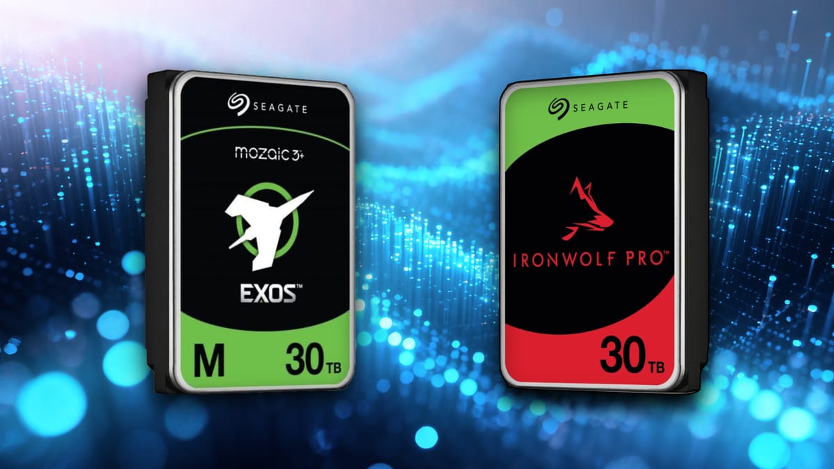 Record-breaking 30TB drives from Seagate already at ACTION S.A. Meet Exos M and IronWolf Pro based on MOZAIC 3+ technology