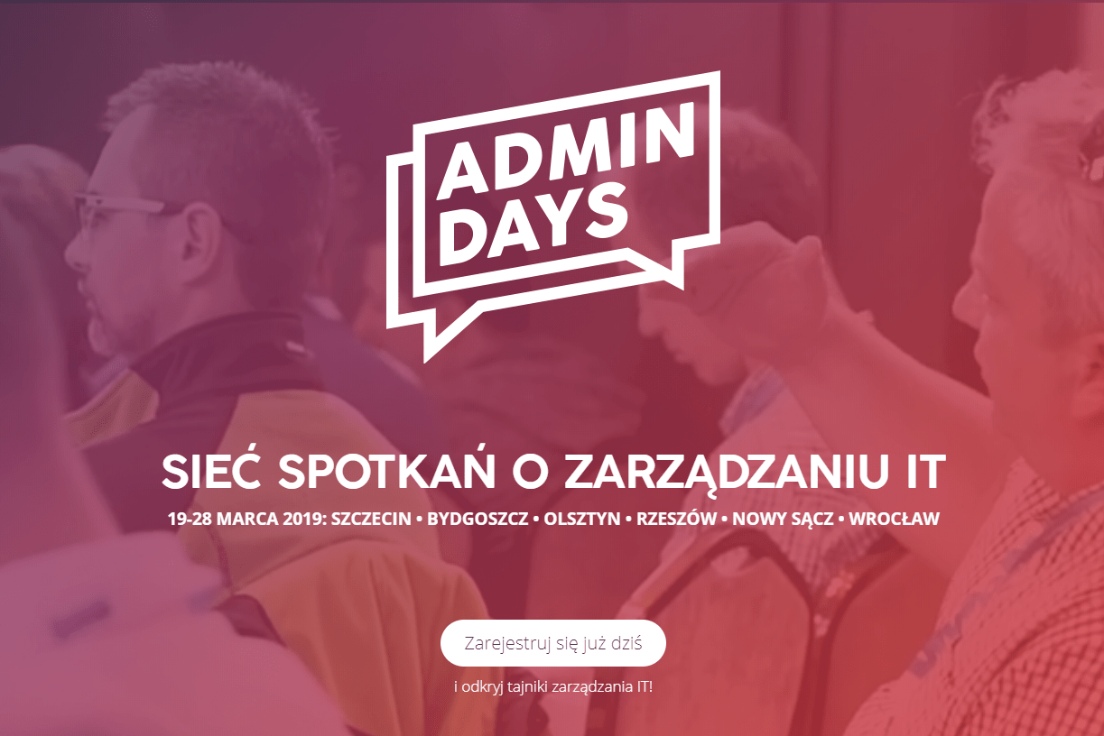 Admin Days – spotkania dla administratorów IT