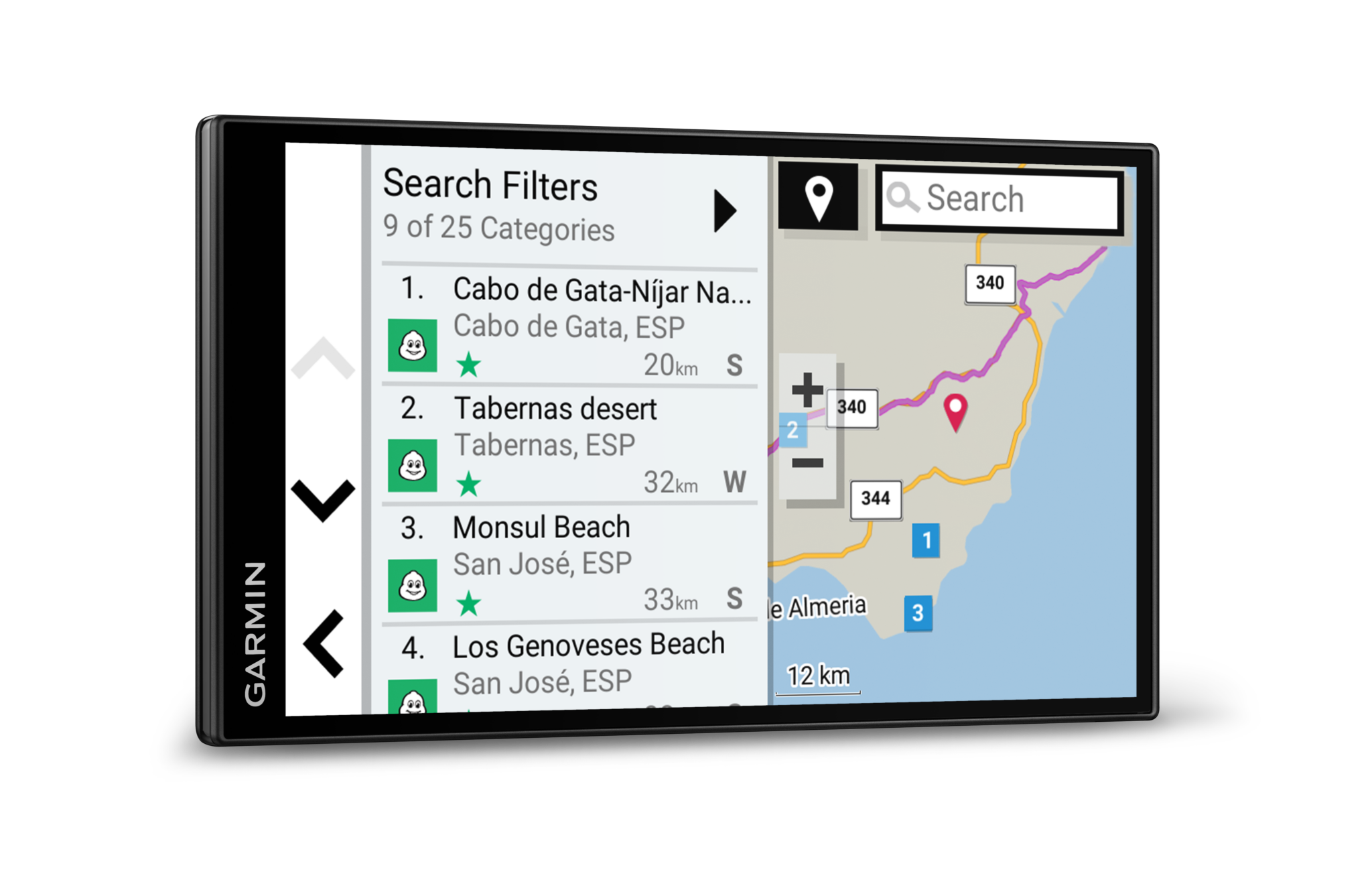 podróż, campervan, garmin